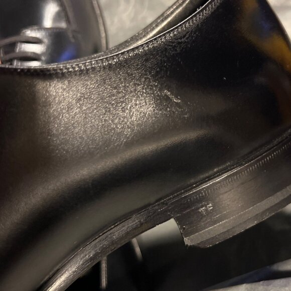 Tom Ford Leather Bos Taurus Men Shoes Formal Dress Shoes Size US12 - Picture 13 of 15